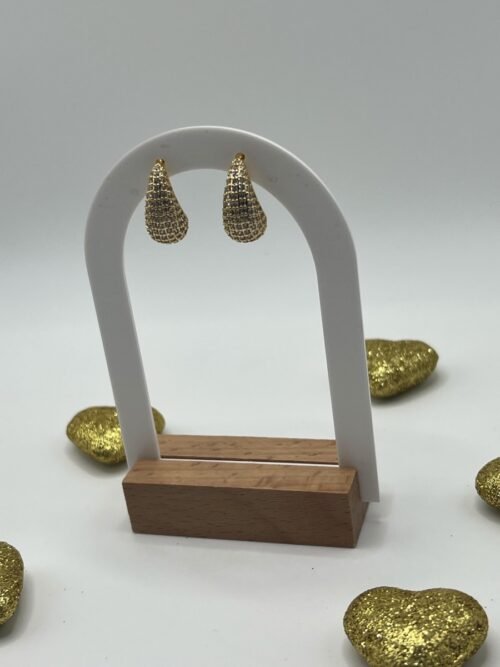 ARETES GOTA CON CIRCONIAS