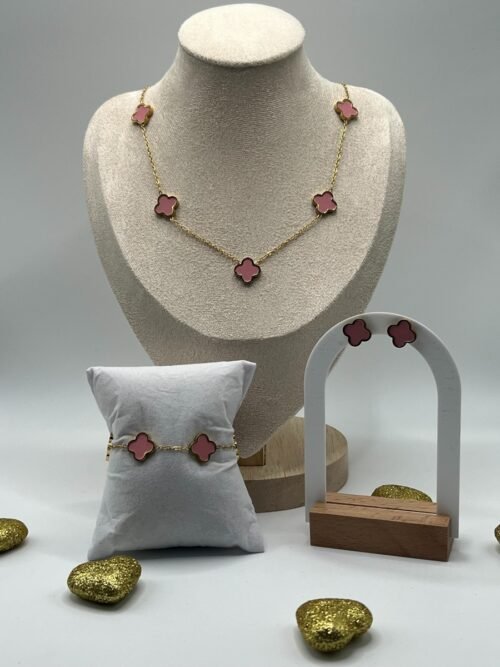 Set clover rosado